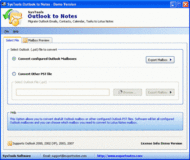 Outlook to Lotus Notes Conversion screenshot